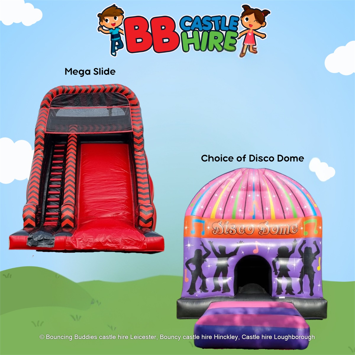 Inflatable slide hire Leicester