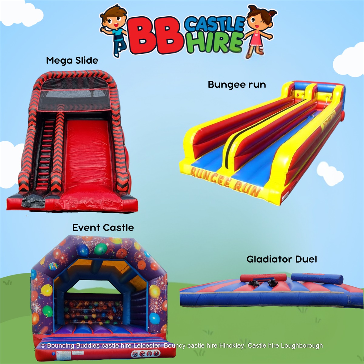 Inflatable slide hire Leicester