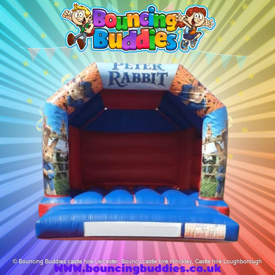 Peter Rabbit castle hire - Peter Rabbit Inflatable bouncy castle hire